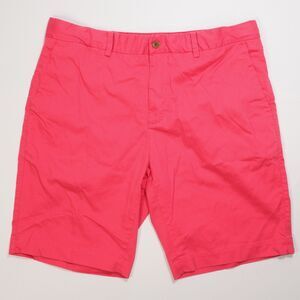 B Draddy Golf Shorts Mens 34 Big Daddy Cool Enzyme Washed Cotton Passion Pink